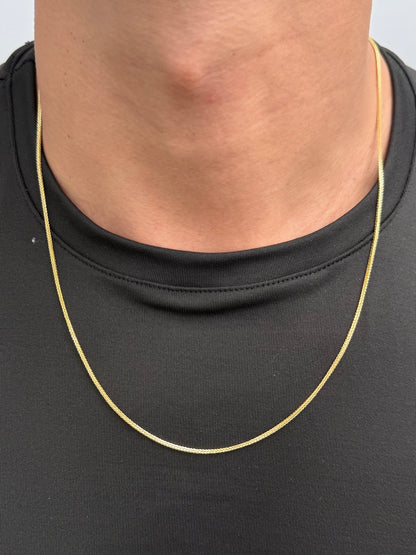 Cadena Franco 3.8gr / 60cm / 1.3mm — Oro Amarillo