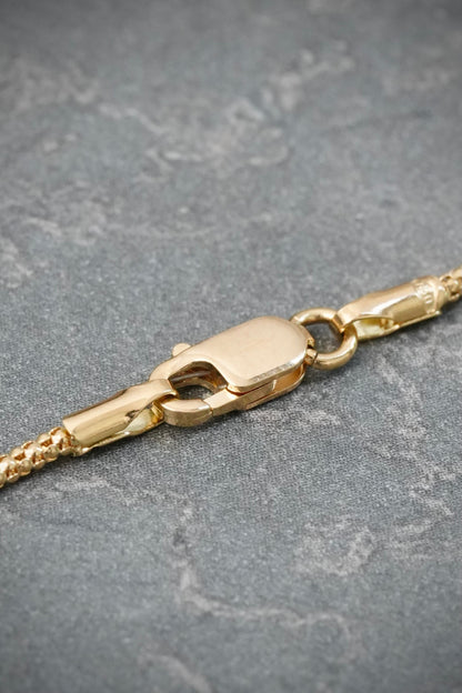 Cadena cola de raton 2.9gr / Largo 45cm — Oro Amarillo