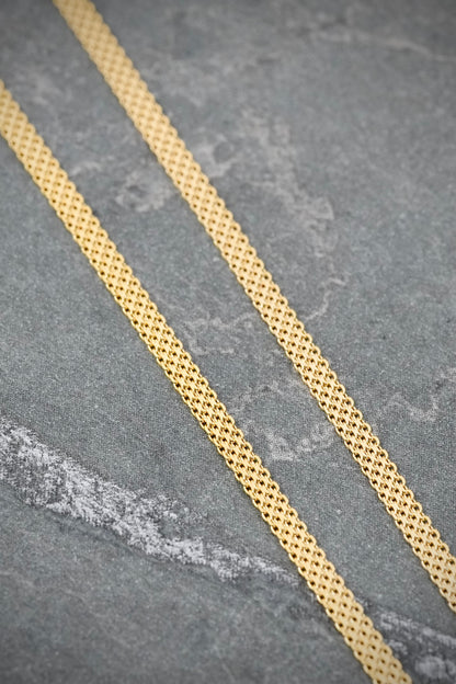 Cadena China 3.8gr / 60cm / 2mm — Oro Amarillo