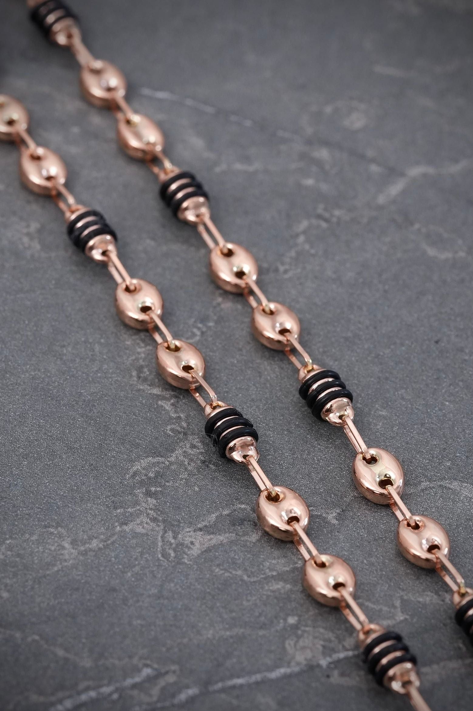 Cadena rustica gc 9.1gr / Largo 60cm / Oro Rosado (Joya) B