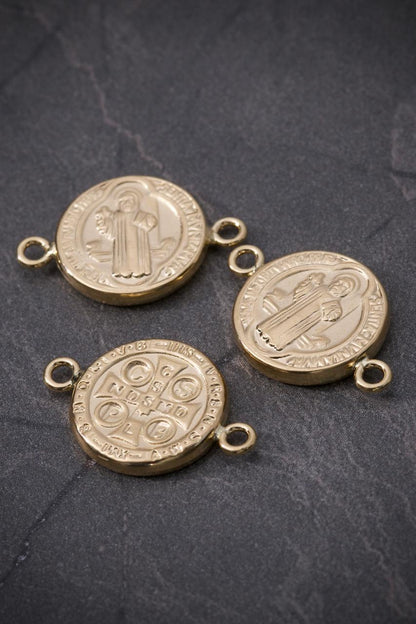 Herraje san benito 0.8gr / 1.9cm / Oro Amarillo Nac B