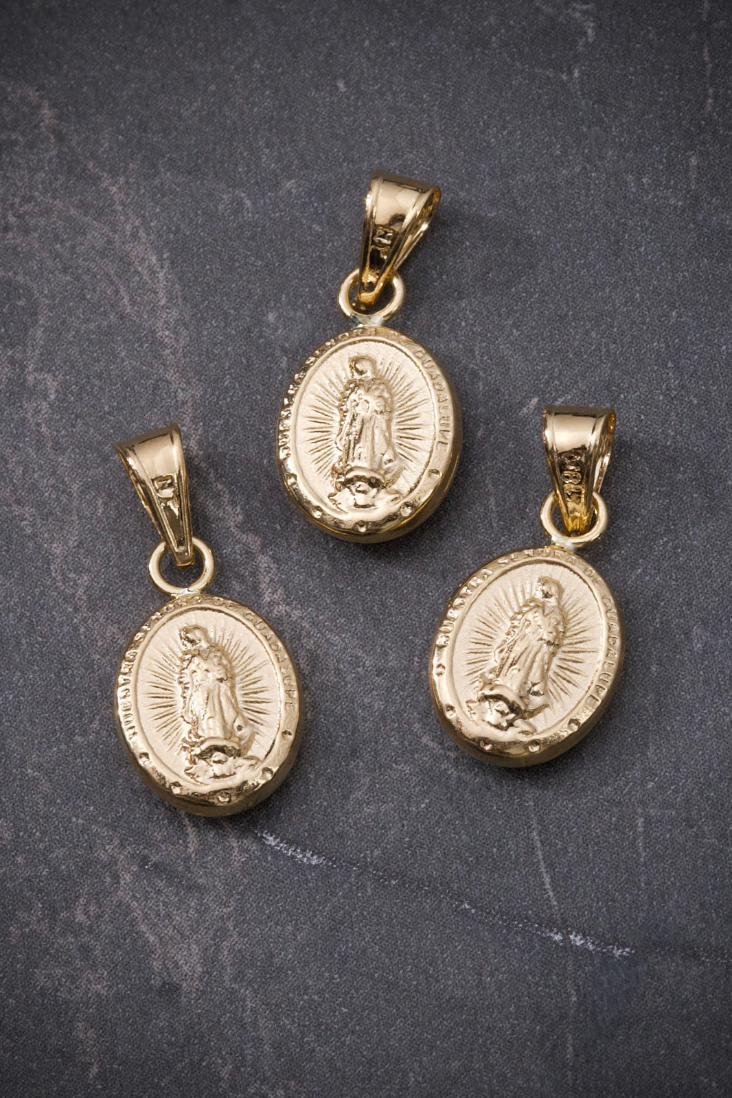 Dije virgen de guadalupe 0.5gr / 1.7cm / Oro Amarillo Nac P