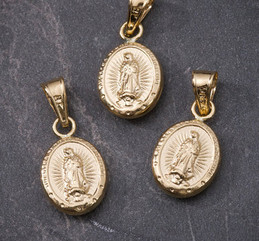 Dije virgen de guadalupe 0.5gr / 1.7cm / Oro Amarillo Nac P
