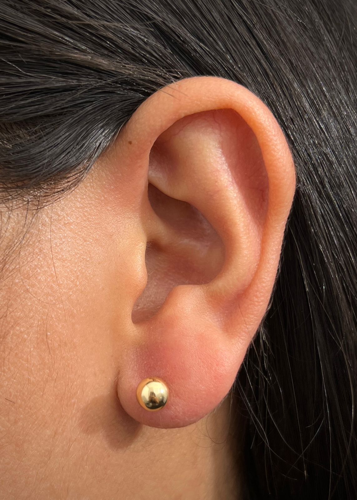 Topos bola lisa 6mm 0.6gr / Oro Amarillo Nac P