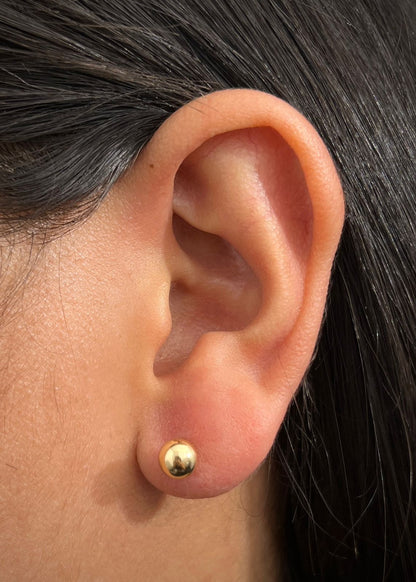 Topos bola lisa 6mm 0.6gr / Oro Amarillo Nac P