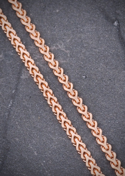 Cadena franco 10.1gr / Largo 60cm / Oro Rosado italy +3 P