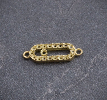 Herraje (montura) 0.5gr / Largo 1.4cm / Oro Amarillo Nac B