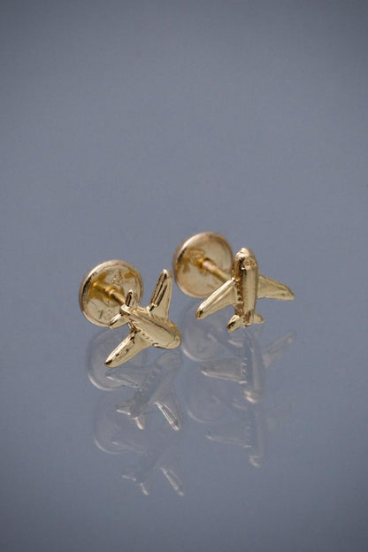 Topos avion 0.6gr / Largo 0.6cm / Oro Amarillo Nac B