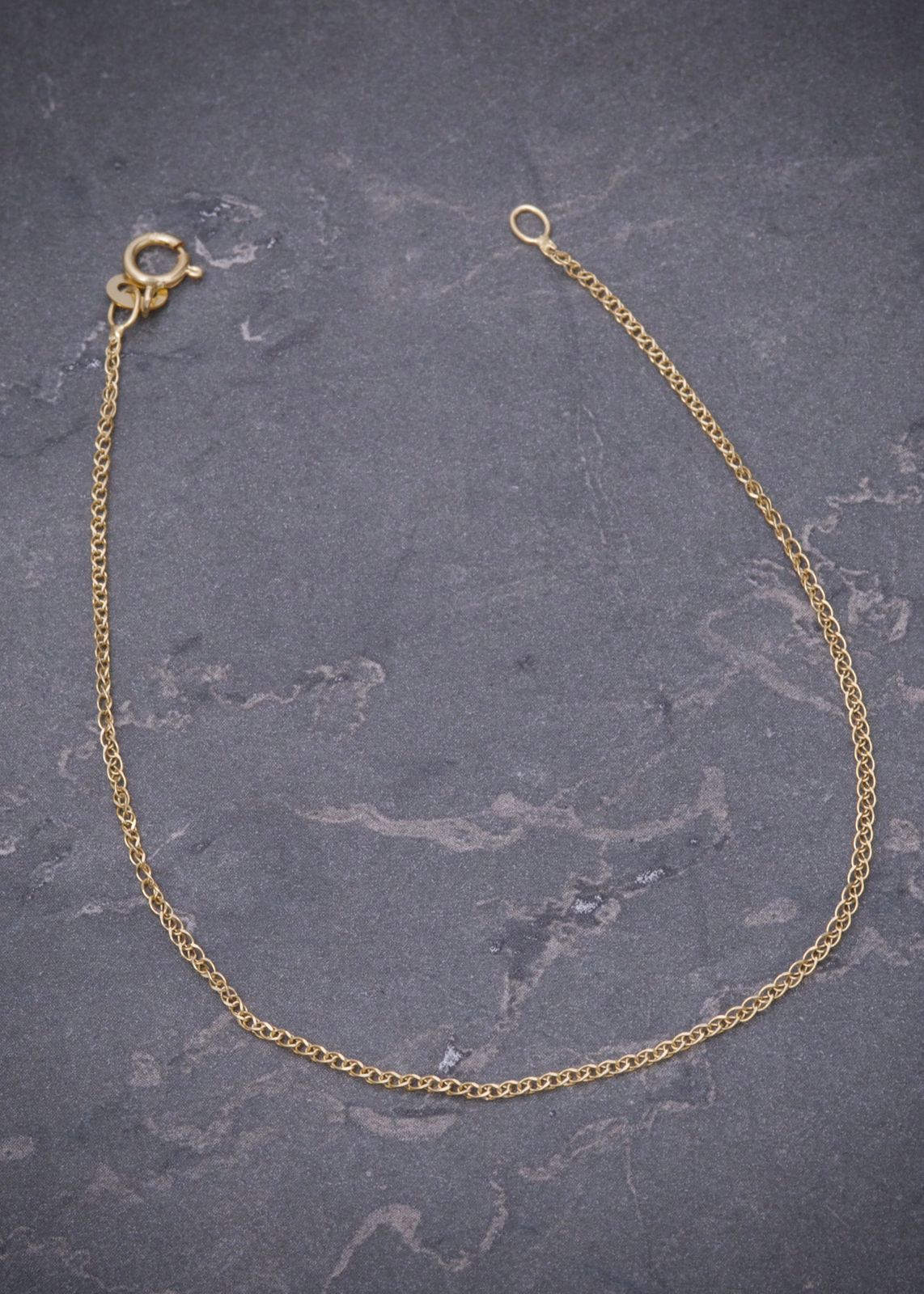 Pulso mini franco 0.65gr / Largo 18.5cm / Oro Amarillo italy +3*