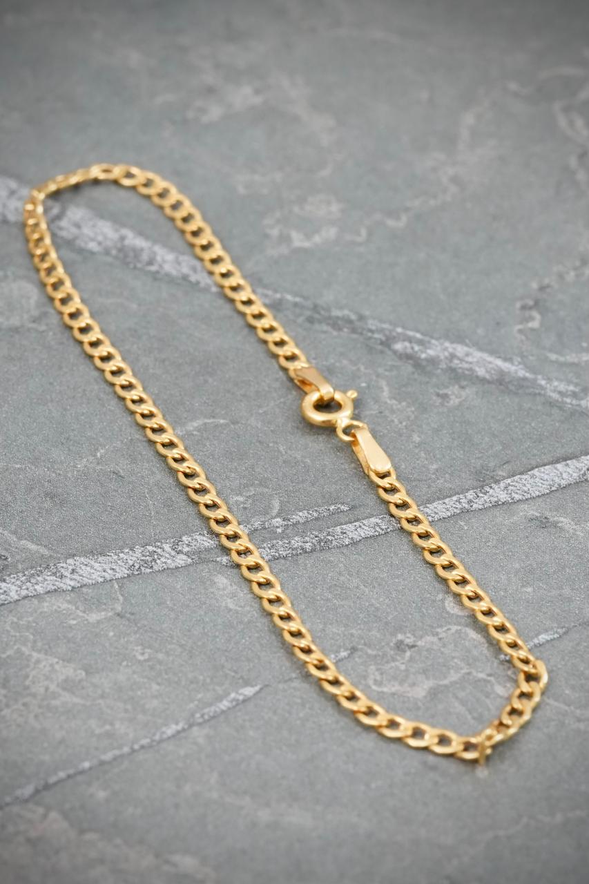 Pulso cubano 1.2gr / Largo 19.5cm / Oro Amarillo italy +1 M