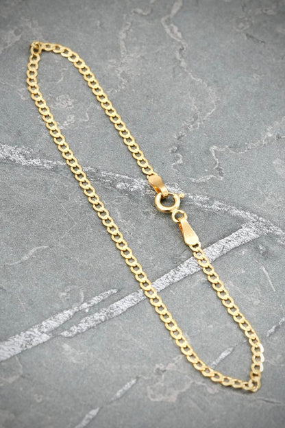 Pulso Cubano 1gr / 19cm / 2.2mm — Oro Amarillo