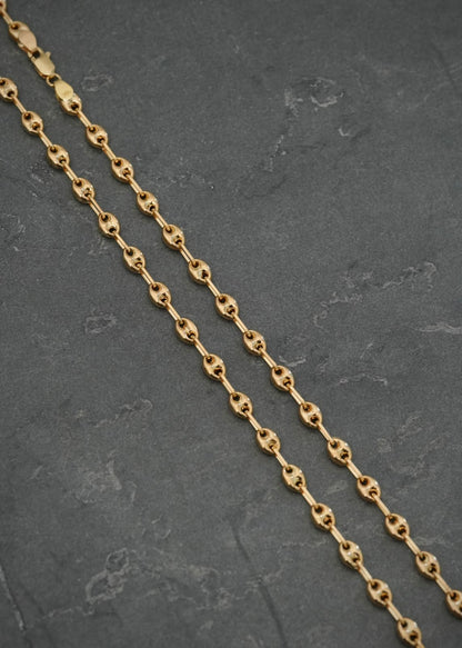 Cadena Gc 6.5gr / 60cm / 3.3mm — Oro Amarillo