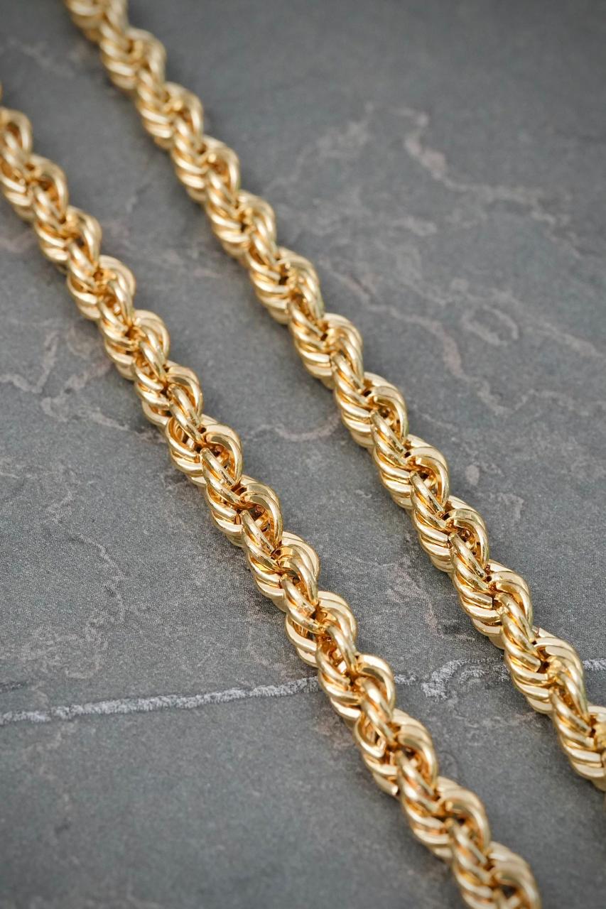 Cadena Lazo 7.7gr / 50cm / 4.4mm — Oro Amarillo