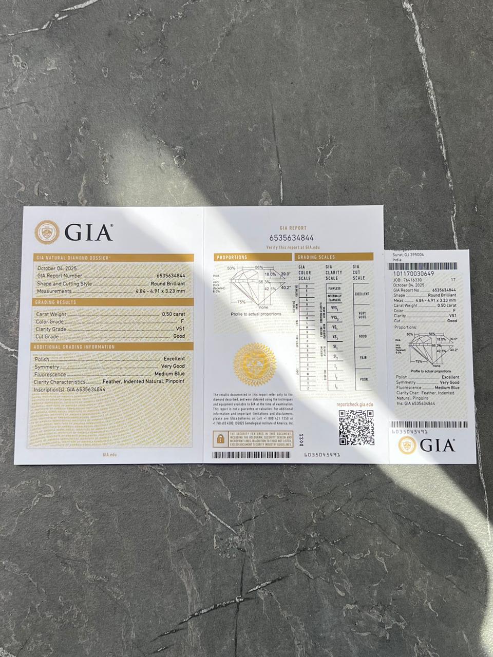 Diamante blanco 50pts  (Joya) B