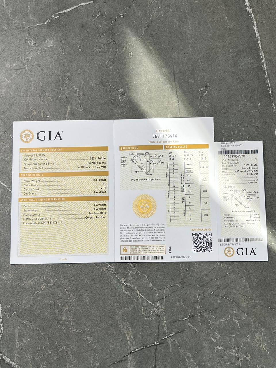 Diamante blanco 33pts (Joya) B