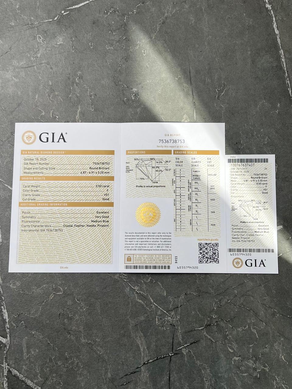 Diamante blanco 50Pts  (Joya) B