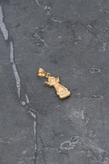Dije divino niño 0.55gr / Largo 2.3cm / Oro Amarillo Nac B