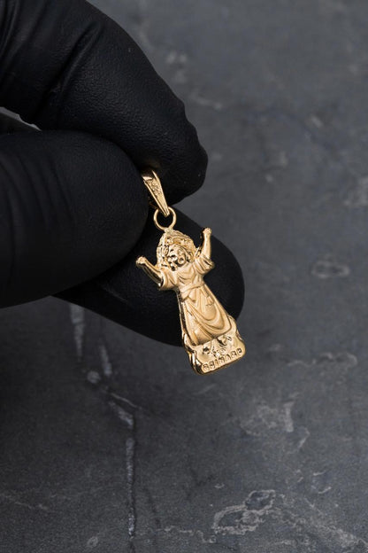 Dije divino niño 1gr / Largo 2.8cm — Oro Amarillo