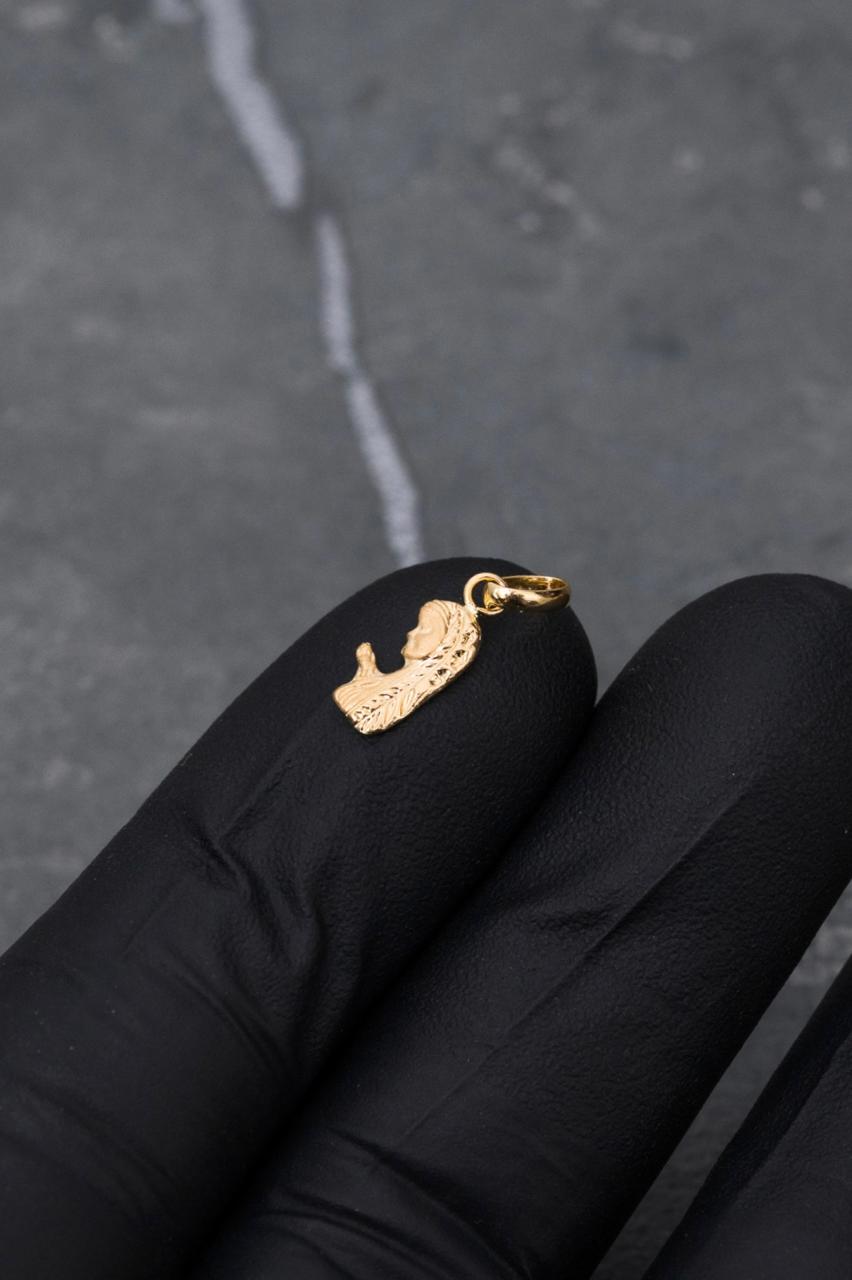 Dije virgen maria 0.25gr / Largo 1.5cm / Oro Amarillo Nac B