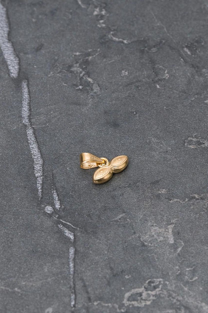 Dije ojos de santa lucia 0.3gr / Largo 1.1cm / Oro Amarillo Nac M