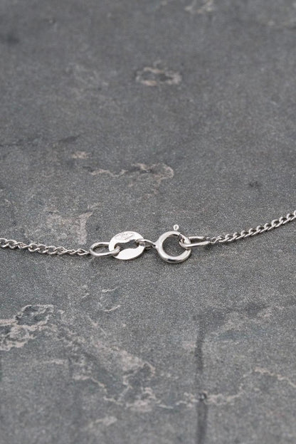 Cadena mini cubana 0.9gr / Largo 45cm / Oro Blanco italy +3 M