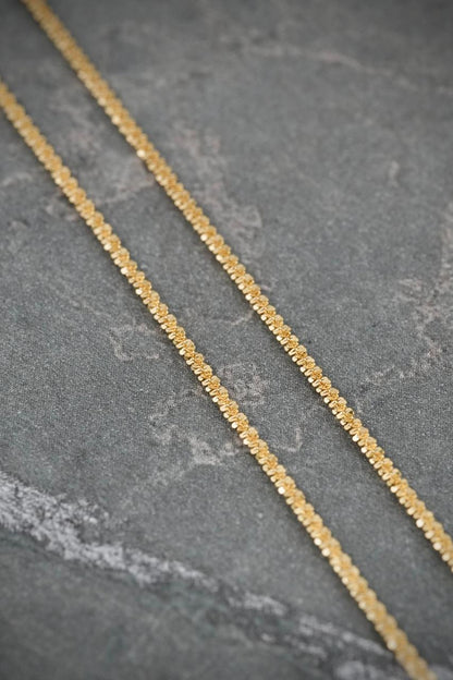 Cadena diamantada 1.7gr / Largo 45cm / Oro Amarillo italy +3 B