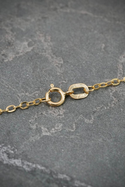 Cadena aro seguido diamantada 0.7gr / Largo 45cm — Oro Amarillo