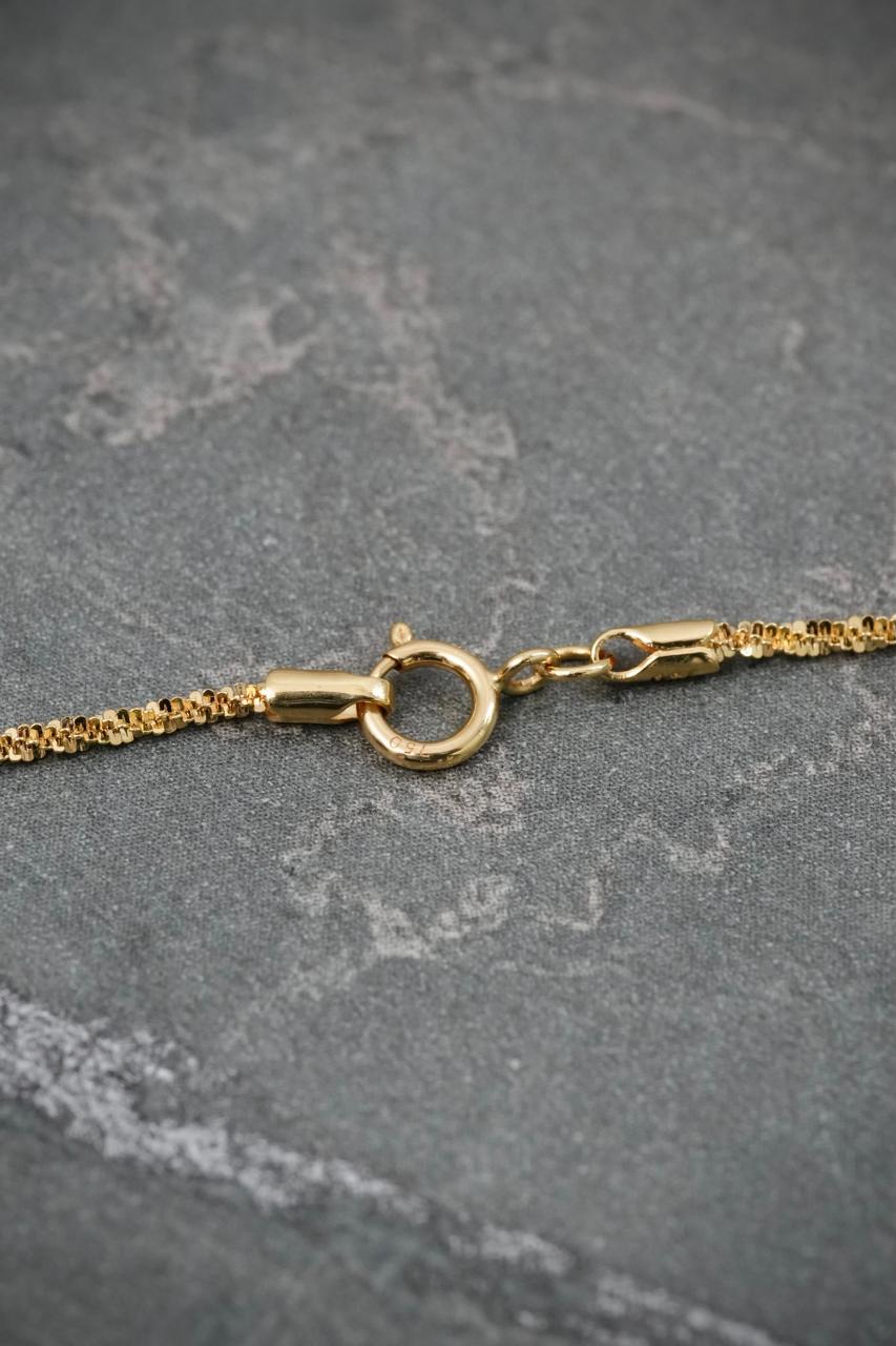Cadena diamantada 1.7gr / Largo 45cm / Oro Amarillo italy +3 B