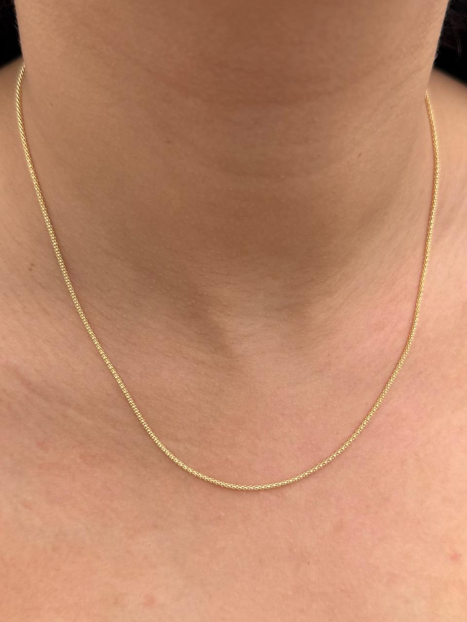 Cadena cola Raton 3gr / Largo 45cm — Oro Amarillo