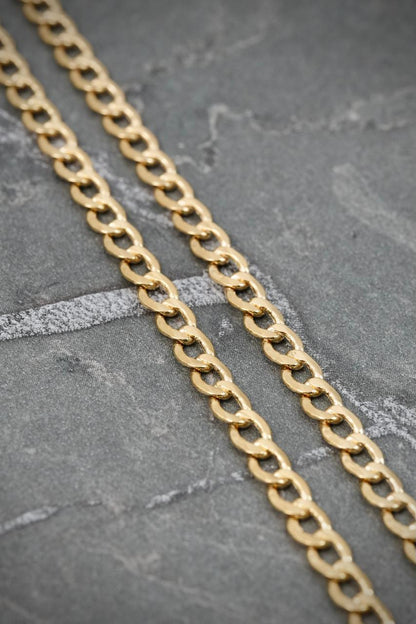 Cadena Cubana 4gr / Largo 45cm — Oro Amarillo