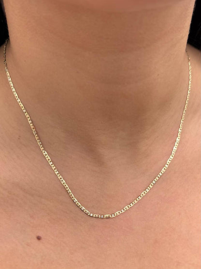 Cadena plana Diamantada 2.5gr / Largo 45cm — Tres Oros