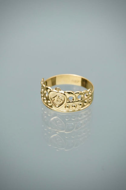 Anillo 15S 1.3gr / Talla 6 — Oro Amarillo