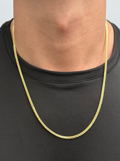 Cadena Franco 9.9gr / 60cm / 2.4mm — Oro Amarillo