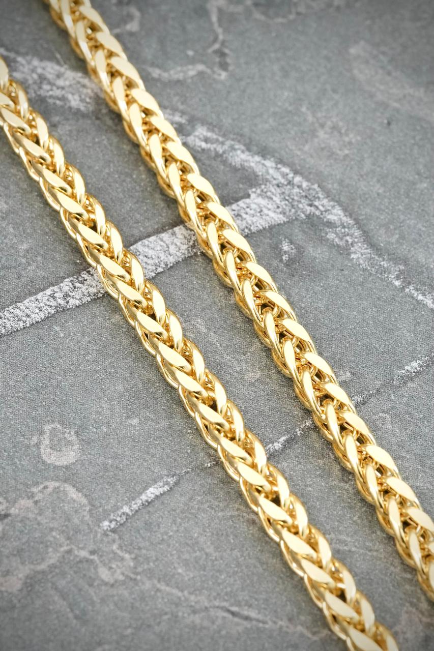 Cadena Franco 9.9gr / 60cm / 2.4mm — Oro Amarillo