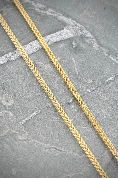 Cadena Franco 3.6gr / 60cm / 1.4mm — Oro Amarillo