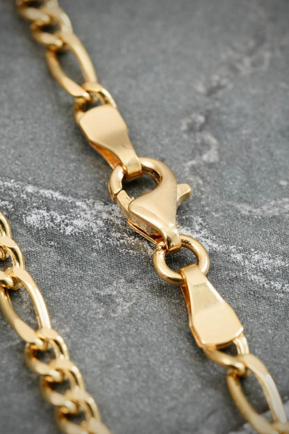 Pulso Figaro 2.6gr / 20cm / 3mm — Oro Amarillo
