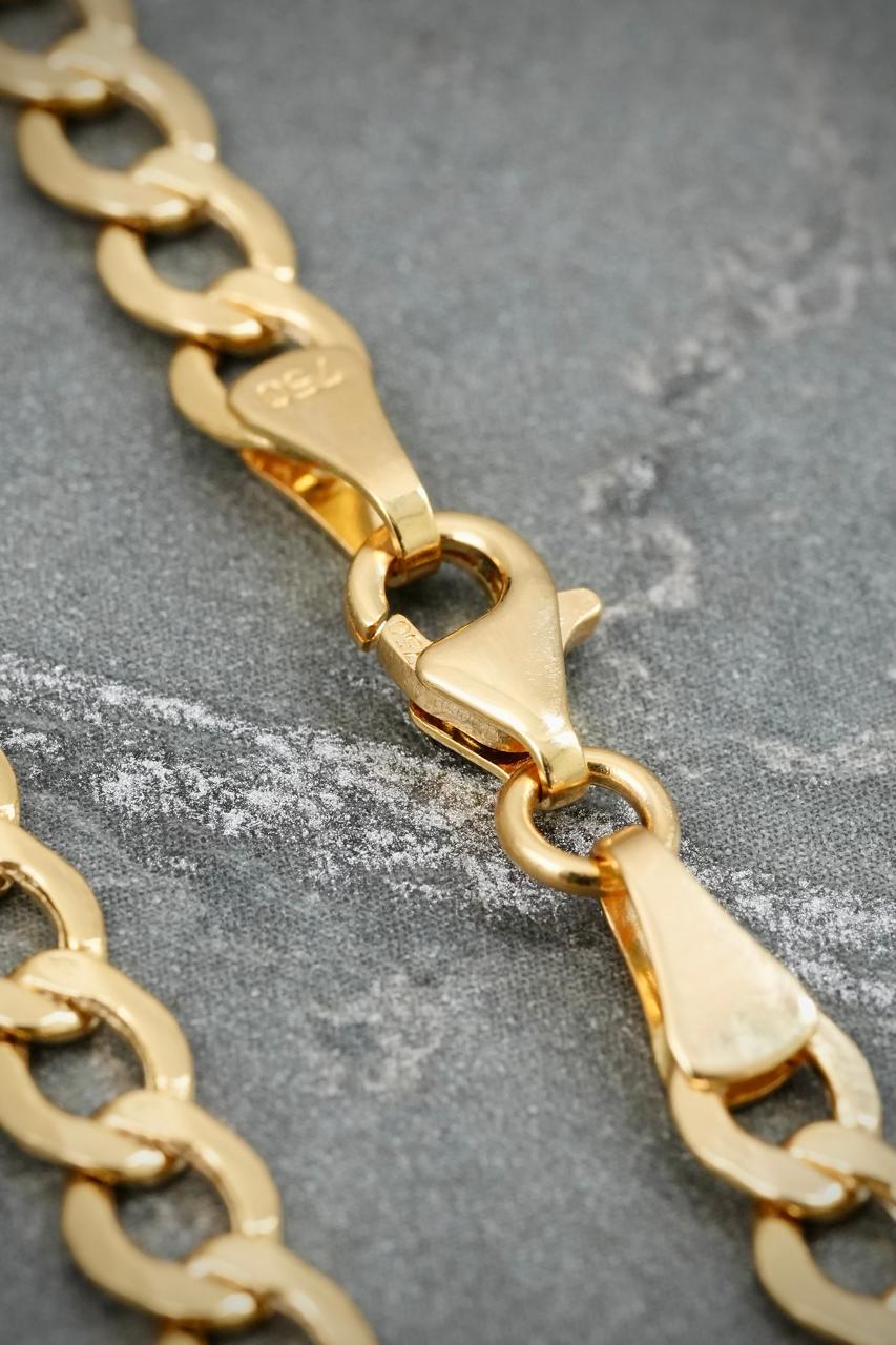 Pulso Cubano 3.1gr / 19cm / 4.5mm — Oro Amarillo