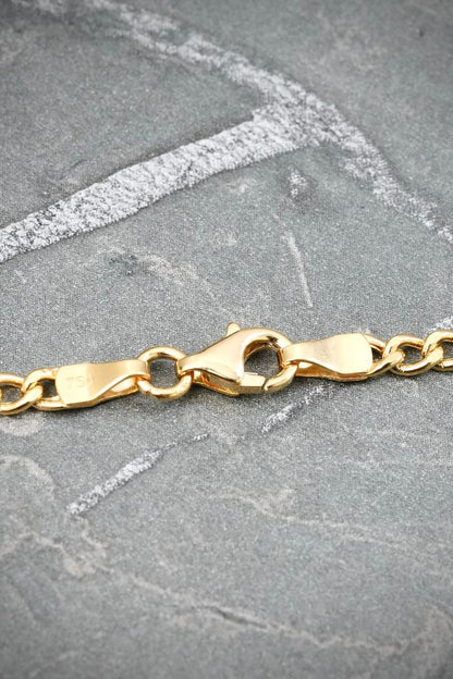Cadena Figaro 6.65gr / 60cm / 3mm — Oro Amarillo