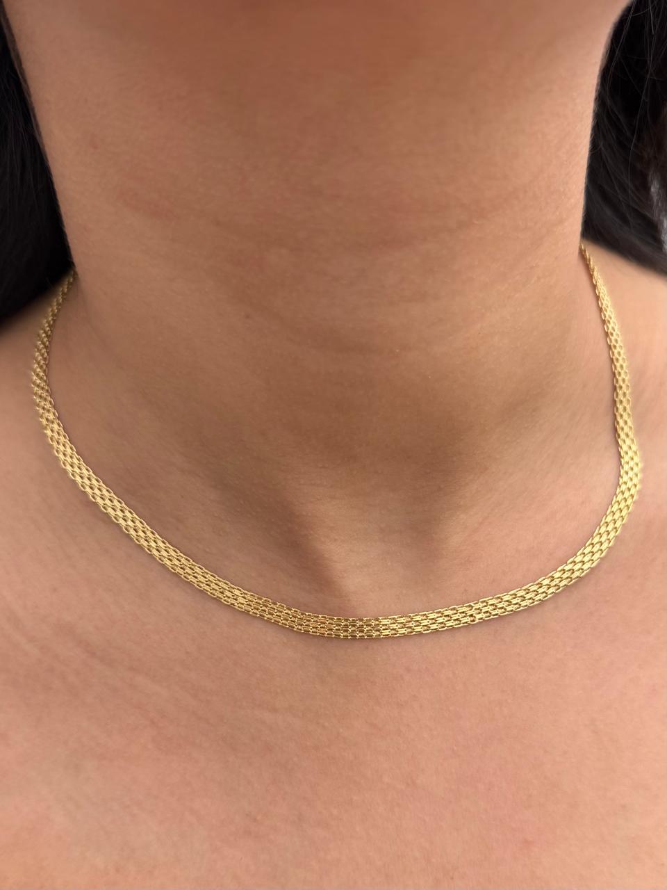 Cadena China 4.9gr / 45cm / 4.4mm — Oro Amarillo