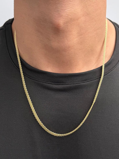 Cadena China 7.3gr / 60cm / 4.7mm — Oro Amarillo