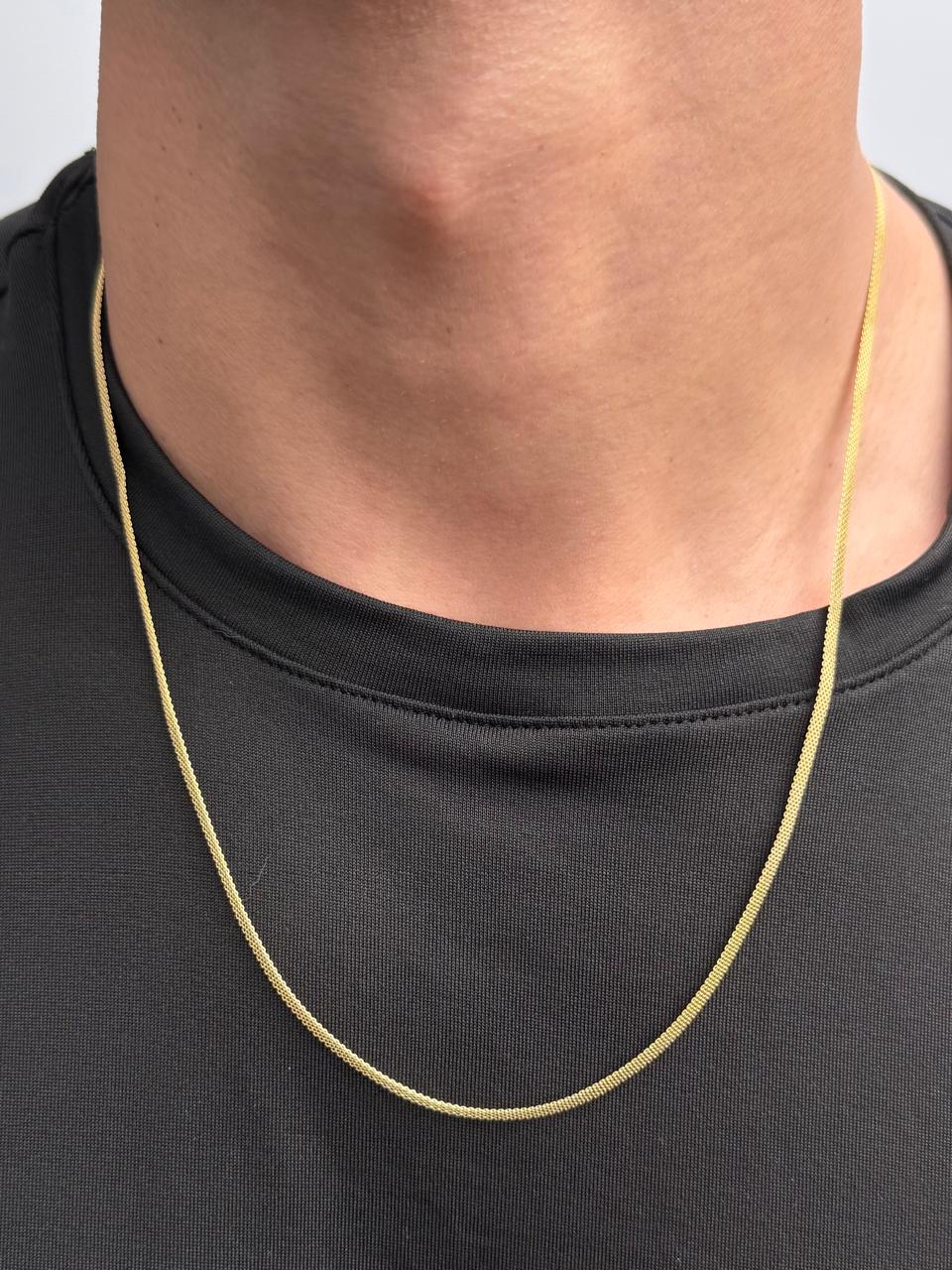 Cadena China 3.8gr / 60cm / 2mm — Oro Amarillo