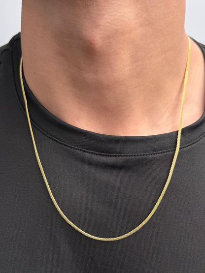 Cadena China 3.8gr / 60cm / 2mm — Oro Amarillo