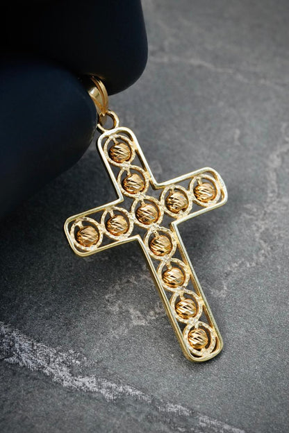 Dije Cruz 1.95gr / 3.6cm / 20.6mm — Oro Amarillo