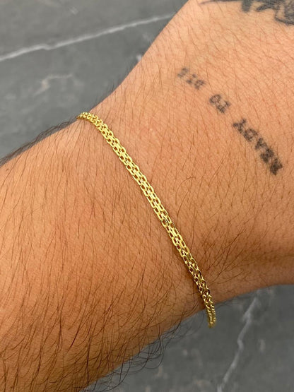 Pulso Chino 1.4gr / 19cm / 2.3mm — Oro Amarillo