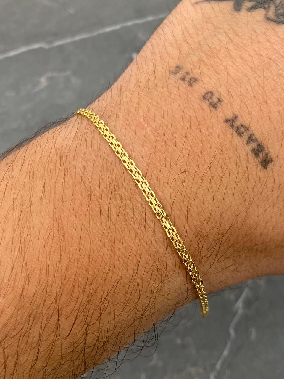 Pulso Chino 1.4gr / 19cm / 2.3mm — Oro Amarillo