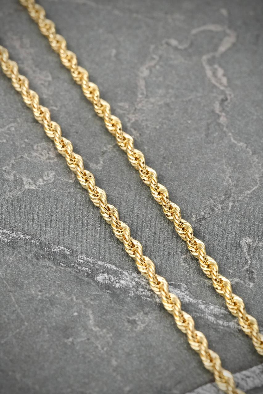 Cadena Lazo 2.8gr / 50cm / 2.2mm — Oro Amarillo