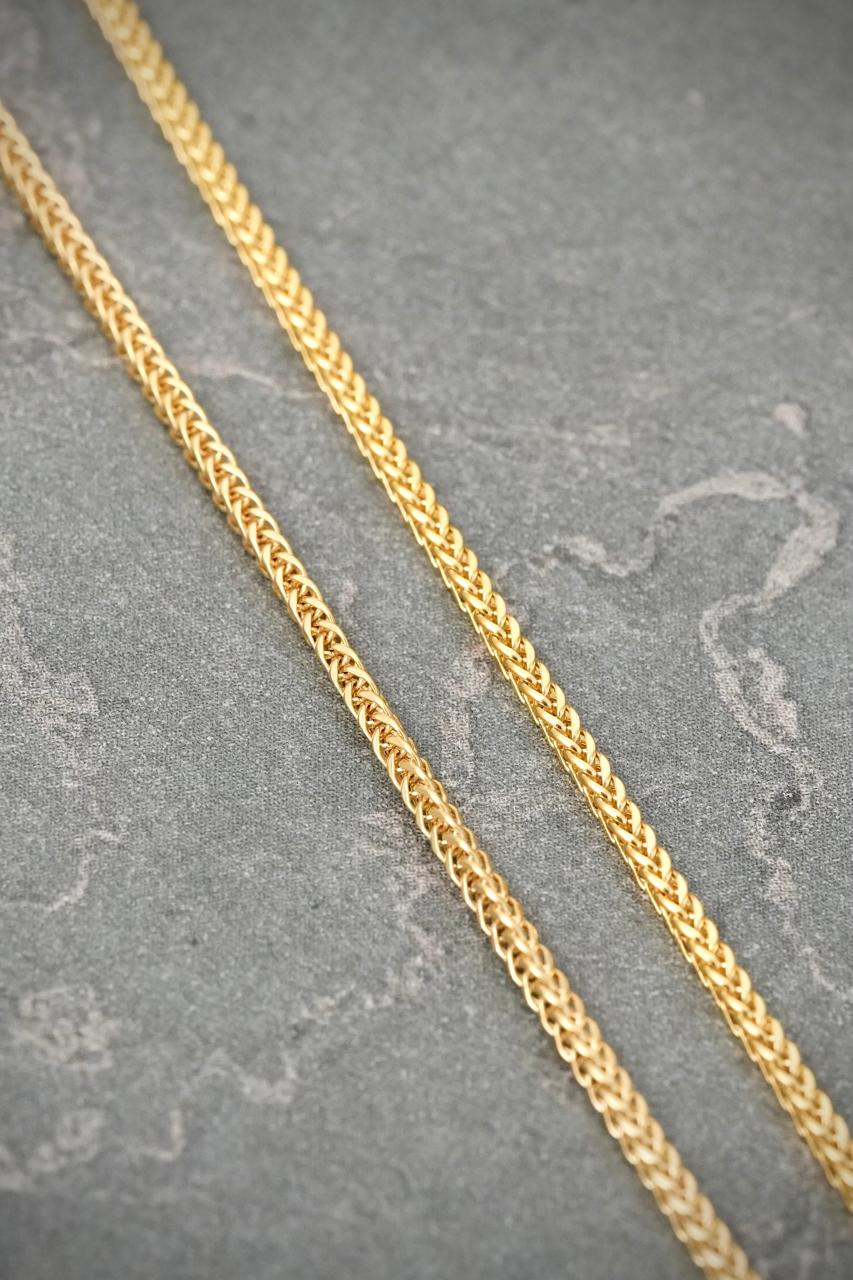 Cadena Franco 1.75gr / 50cm / 1.3mm — Oro Amarillo