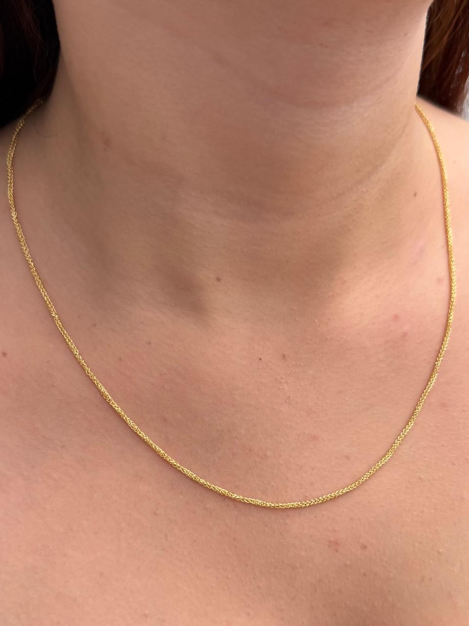 Cadena Franco 1.75gr / 50cm / 1.3mm — Oro Amarillo