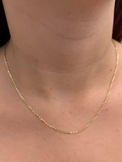 Cadena Rolon 1.4gr / 45cm / 1.7mm — Oro Amarillo