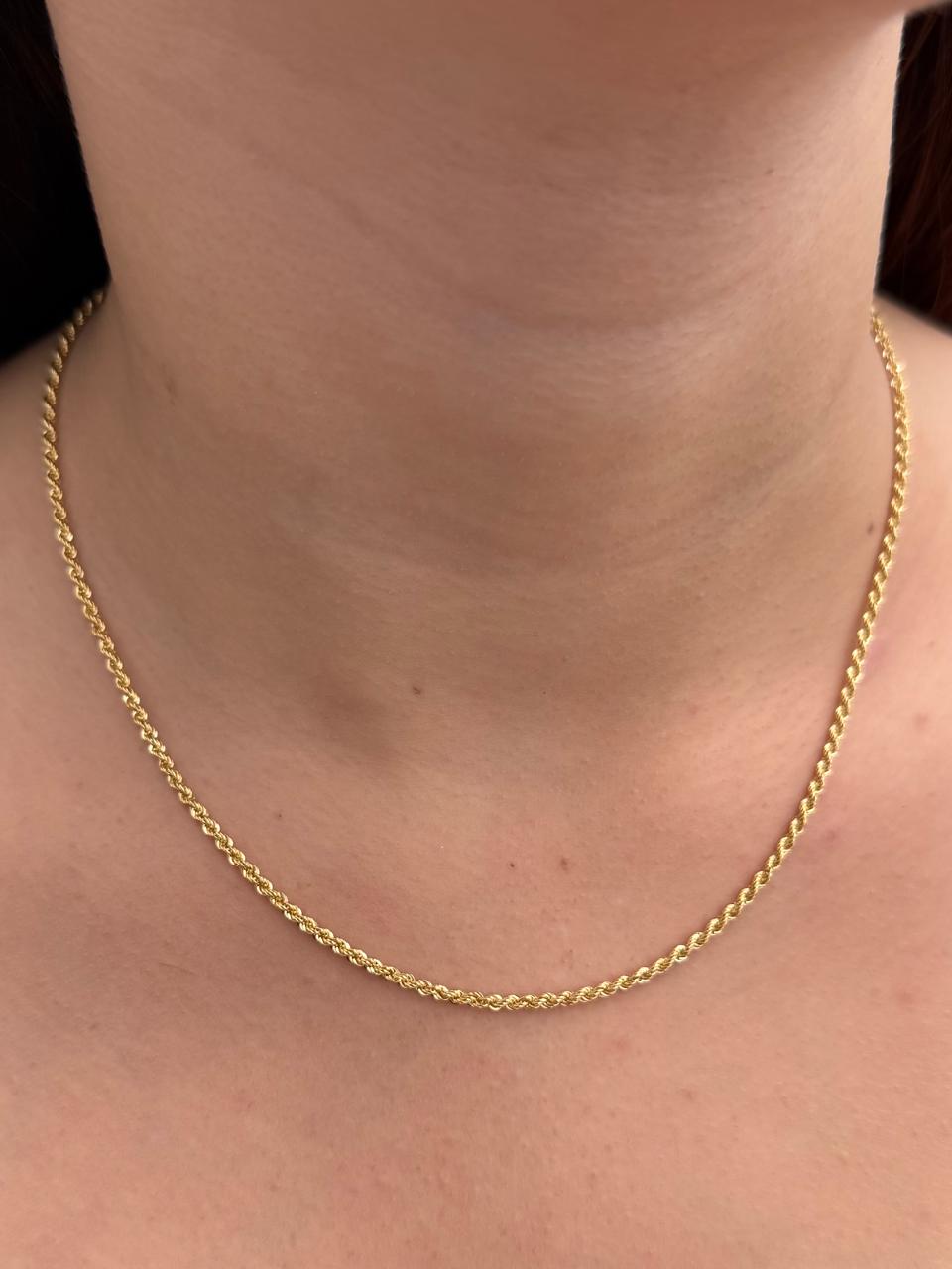 Cadena Lazo 2.9gr / 45cm / 2.1mm — Oro Amarillo